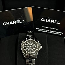 Chanel J12 香奈兒黑色 陶瓷表 歷史價格詳細信息