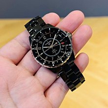 CHANEL 香奈兒 J12 ELECTRO H7122 38MM 黑色 陶瓷 彩虹時標 限量1200只 歷史價格詳細信息