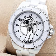 CHANEL 香奈兒 J12 白色阿拉伯數字 33mm 石英 歷史價格詳細信息