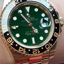 ROLEX 勞力士 116713LN Gmt-MasterⅡ 格林威治Ⅱ型 兩地時間 半金黑面40mm，洗油無拋，可換錶 歷史價格詳細信息