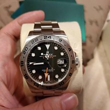 ROLEX 勞力士 216570 Explorer ll 2018/08卡 探險家二號白面橘針兩地時區 大眾當舖B104 歷史價格詳細信息