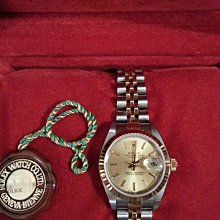 勞力士 rolex 69173 原裝電腦十鑽面盤 18k金錶 26mm 歷史價格詳細信息