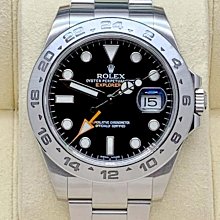 ROLEX 勞力士 216570 Explorer ll 2018/08卡 探險家二號白面橘針兩地時區 大眾當舖B104 歷史價格詳細信息