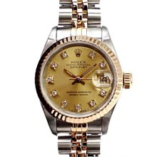 Rolex 勞力士 16233 半金 黑面 十鑽包台 歷史價格詳細信息