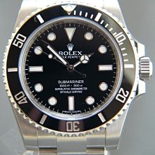 ROLEX 勞力士124060 黑水鬼 最新款 無日期 41MM 歷史價格詳細信息