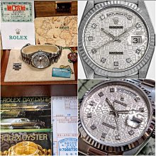 ROLEX勞力士 18038 Day-Date 蠔式18K金 市場少見 花雕紅寶石多層鑽面 已過RSC 大眾當舖L732 歷史價格詳細信息