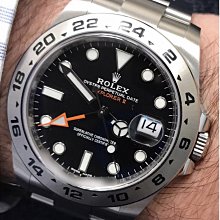 ROLEX 勞力士 216570 Explorer ll 2018/08卡 探險家二號白面橘針兩地時區 大眾當舖B104 歷史價格詳細信息