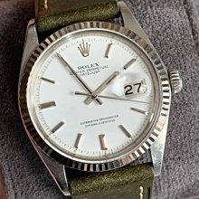 rolex 16014/1601早期物件剛保養洗油功能正常，五珠帶有已經有歷史的痕跡。全原裝並已經拋光，稀有已絕版二手非全新些許使用痕跡如照片所呈現3035機芯 歷史價格詳細信息