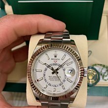勞力士 326934 藍面天行者 ROLEX sky dweller 品項近全新 新錶即貼膜 少戴 126500 336934可參考 歷史價格詳細信息