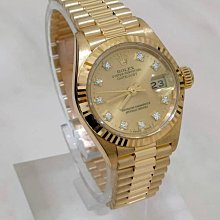 勞力士 rolex 69173 原裝電腦十鑽面盤 18k金錶 26mm 歷史價格詳細信息