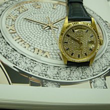 ROLEX勞力士滿天星日誌系列全鑲鉆款石英手錶 男士商務 高【潮流百貨】 歷史價格詳細信息