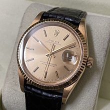 Rolex勞力士15038 蠔式日誌型18K黃金自動腕錶 ~ 附原廠保單..... 歷史價格詳細信息