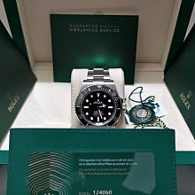 ROLEX 勞力士124060 黑水鬼 最新款 無日期 41MM 歷史價格詳細信息