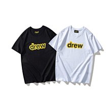 現貨-Drew HOUSE 小賈斯汀可愛小熊圖案男女情侶裝休爆款閑條紋長袖T恤衣服簡約 歷史價格詳細信息