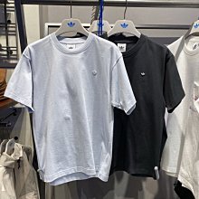 現貨熱銷-Adidas 三葉草 短T 短袖 上衣 白 白色 小Logo 花 鬱金香 手拿花 FL4066 三條線 歷史價格詳細信息