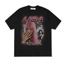 現貨熱銷-V.W SHOP LISA印花短T 寬鬆 落肩 日韓 歐美 街頭 穿搭 男女 BLACKPINK 價格比較,價格查詢,歷史價格詳細信息