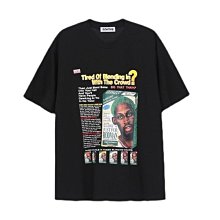 現貨熱銷-V.W SHOP LISA印花短T 寬鬆 落肩 日韓 歐美 街頭 穿搭 男女 BLACKPINK 歷史價格詳細信息