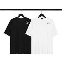 現貨-we11done方塊logo 字母撞色T恤衣服well爆款done純棉休閑短袖簡約 歷史價格詳細信息