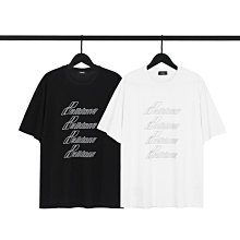 現貨-we11done方塊logo 字母撞色T恤衣服well爆款done純棉休閑短袖簡約 歷史價格詳細信息