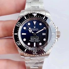 勞力士ROLEX漸變藍水鬼王藍水鬼116660 Deepsea D-Blue 男士精鋼手錶 防水休閒手錶 歷史價格詳細信息