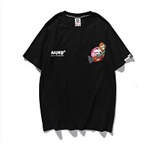 夏季簡約印花純棉圓領短袖t恤男女寬松百搭套頭打底上衣女情裝-正正男裝 歷史價格詳細信息