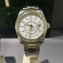 勞力士 326934 藍面天行者 ROLEX sky dweller 品項近全新 新錶即貼膜 少戴 126500 336934可參考 歷史價格詳細信息