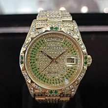 Rolex勞力士15038 蠔式日誌型18K黃金自動腕錶 ~ 附原廠保單..... 歷史價格詳細信息