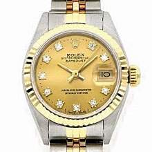 賀成交【JDPS 御典品 / 勞力士專賣】ROLEX錶 69178 MA面 18K金 26mm 附盒證 編號I-120628R 歷史價格詳細信息