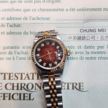 勞力士 rolex 69173 原裝電腦十鑽面盤 18k金錶 26mm 歷史價格詳細信息