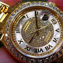 【美好時光】一級逸品分享交流ROLEX勞力士 18138 滿天星彩鑽密鑲鑽款 歷史價格詳細信息