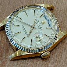 Rolex勞力士15038 特殊小羅馬面 ~18K黃金自動腕錶 ~ 附原廠保單.. 歷史價格詳細信息