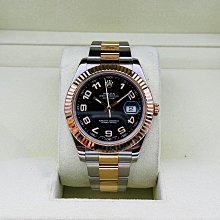 ROLEX 勞力士 116233 Datejust 蠔式日誌 太陽圈 金色羅馬面盤 錶徑36mm 大眾當舖L885 歷史價格詳細信息