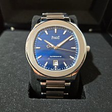 PIAGET 伯爵 Piaget Polo Date 不鏽鋼 藍色雕紋面盤 42mm 盒單齊全 95新 價格比較,價格查詢,歷史價格詳細信息