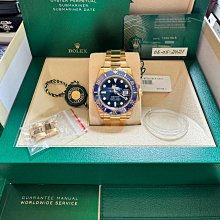 Rolex 勞力士 126618LB 藍面 黃K金 陶瓷圈 21年 新卡 水鬼 藍水鬼 99新 3235 歷史價格詳細信息
