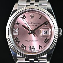 ROLEX 勞力士126233 Datejust 稀有停產款面 金棕梠面 -36mm 歷史價格詳細信息
