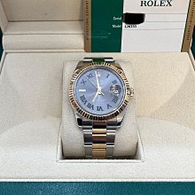 ROLEX 勞力士 126333 半金 綠羅馬 Datejust 18k金 費德勒 溫布頓 珠帶 126331 歷史價格詳細信息