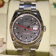 ROLEX 勞力士 116264 Datejust 絕版停產 2010/10 爬山虎黑面紅針 紅色日期 大眾當舖B195 歷史價格詳細信息