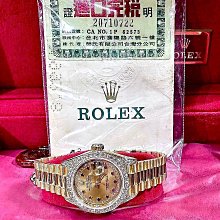 ROLEX 勞力士 68158 Datejust   中型款 蠔式18K金 原廠鑽圈 原廠鑽腳 大眾當舖B194 歷史價格詳細信息