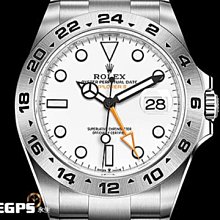 ROLEX 勞力士 216570 Explorer ll 2018/08卡 探險家二號白面橘針兩地時區 大眾當舖B104 歷史價格詳細信息