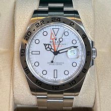 ROLEX 勞力士 216570 Explorer ll 2018/08卡 探險家二號白面橘針兩地時區 大眾當舖B104 歷史價格詳細信息