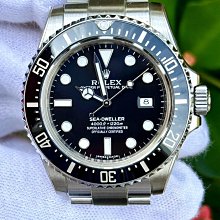 ROLEX勞力士 126600 Sea-Dweller 2018/06卡 單紅海使 MK1面盤 短期數 大眾當舖B076 歷史價格詳細信息