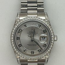 ROLEX 勞力士 Day-Date系列 全自動機械 直徑：36MM 皮帶錶【潮流百貨】 歷史價格詳細信息