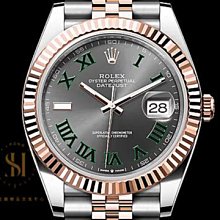 ROLEX 勞力士 126333 半金 綠羅馬 Datejust 18k金 費德勒 溫布頓 珠帶 126331 歷史價格詳細信息