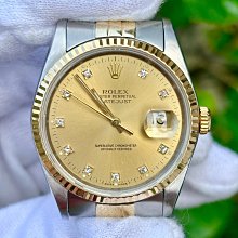 勞力士 ROLEX 型號16233 金丁窗簾面 錶徑36mm 動力來源3135 R字頭 1987年 歷史價格詳細信息
