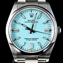 ROLEX 勞力士 126000 全新 21年 全膜 全新 OP Tiffany 藍面 36mm 124300 歷史價格詳細信息