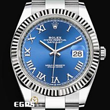 【永久流當品】 ROLEX 勞力士 Datejust 41 蠔式日誌型 126334 DJ41 亮藍色面盤 不鏽鋼  DAO4717 歷史價格詳細信息