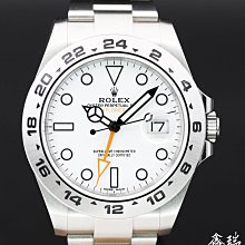 ROLEX 勞力士 216570 Explorer ll 2018/08卡 探險家二號白面橘針兩地時區 大眾當舖B104 歷史價格詳細信息