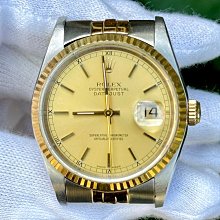 勞力士 ROLEX 型號16233 金丁窗簾面 錶徑36mm 動力來源3135 R字頭 1987年 歷史價格詳細信息