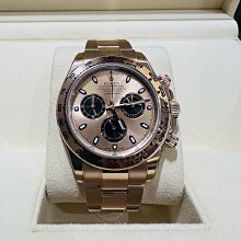 Rolex 勞力士 迪通拿 Daytona 116505 日光金 粉面 玫瑰金 116515 21年 全新 歷史價格詳細信息