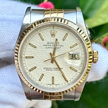 勞力士 ROLEX 型號16233 金丁窗簾面 錶徑36mm 動力來源3135 R字頭 1987年 歷史價格詳細信息